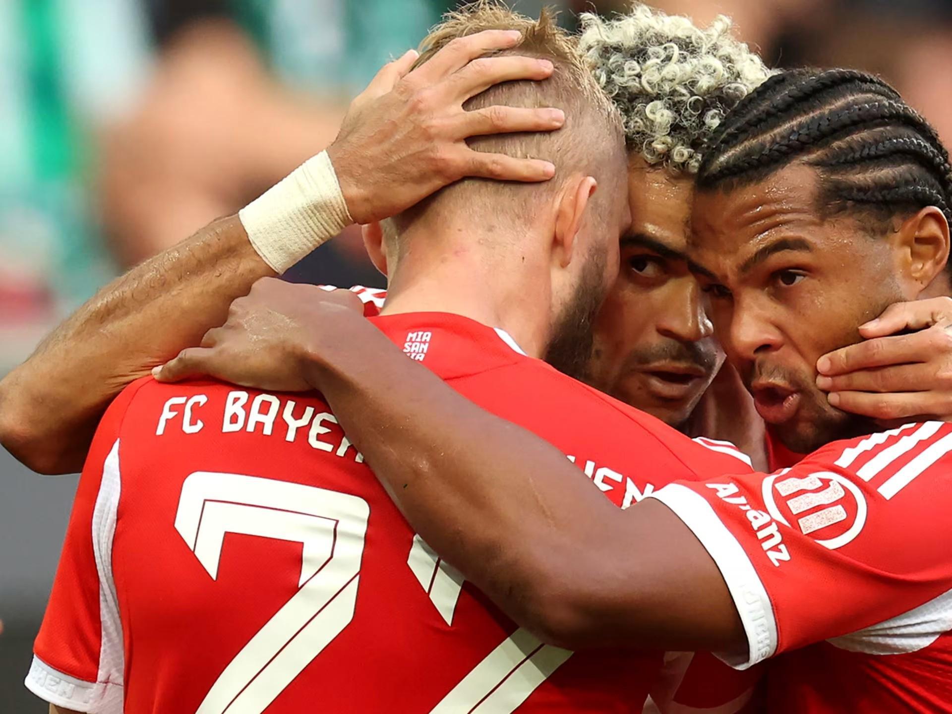 拜仁本赛季德甲下半场进了42球，其他球队总进球数最多38球